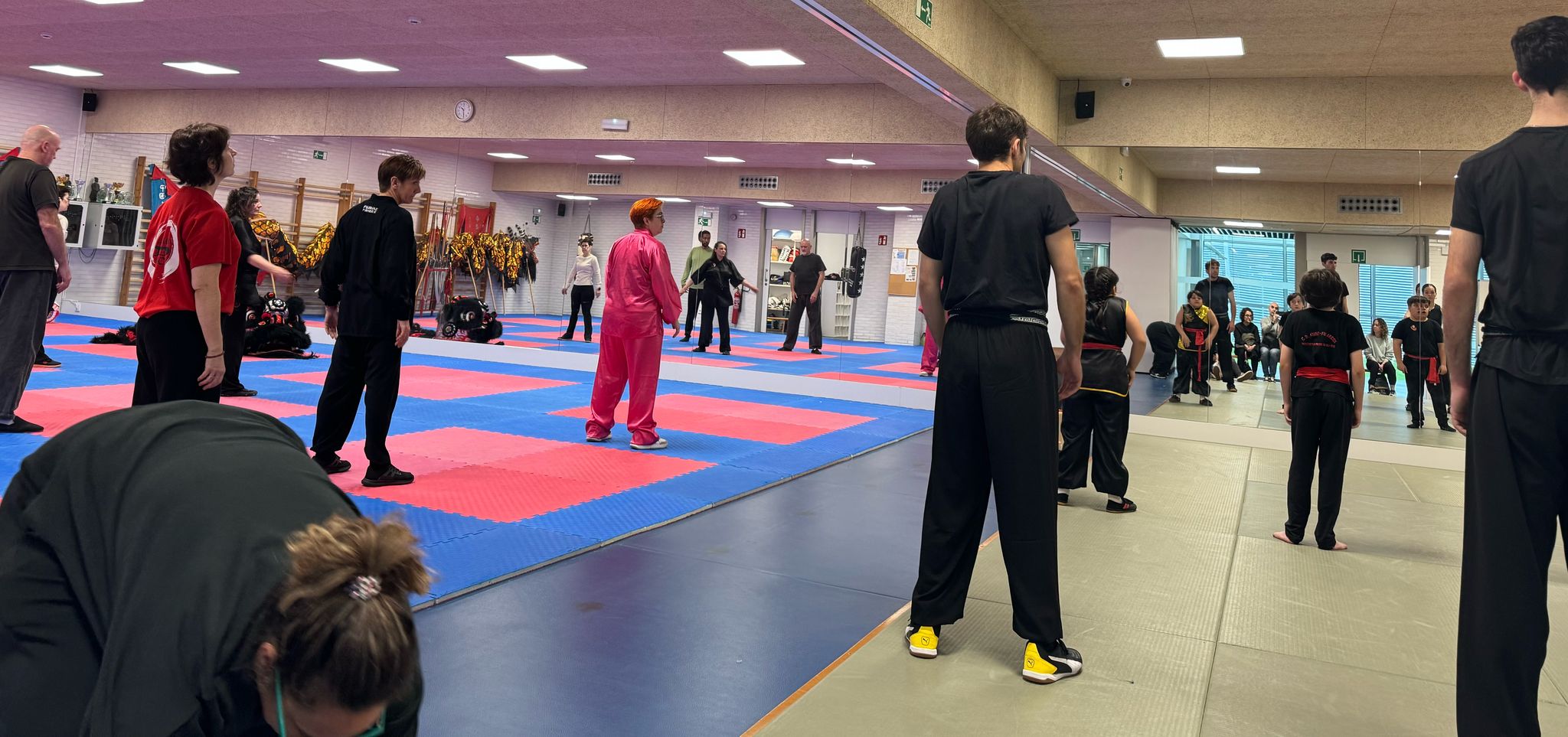 Numerosa participación en el encuentro de clubs de Wushu de Navarra. 05-04-25